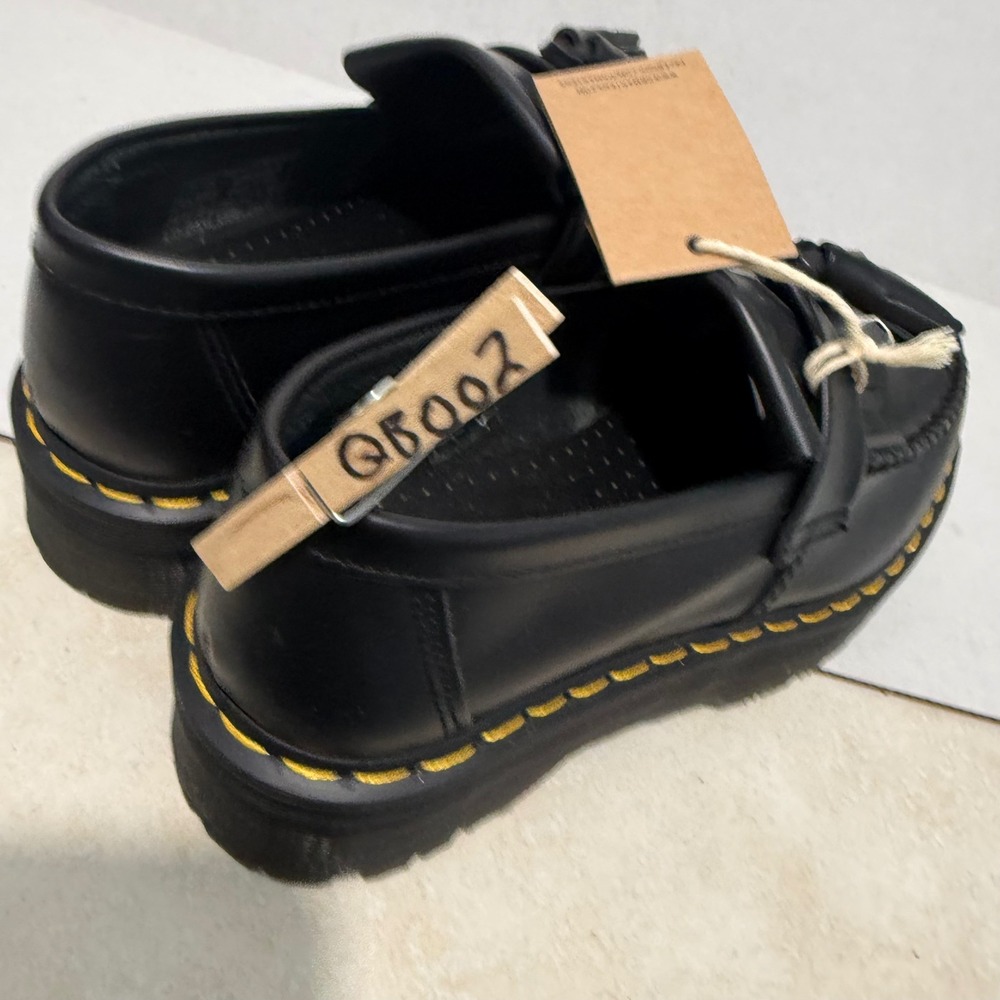 Dr. Martens Adrian Quad Leather Platform Tassel Loafers LA004 Mens 8 Womens 9 - Picture 9 of 9